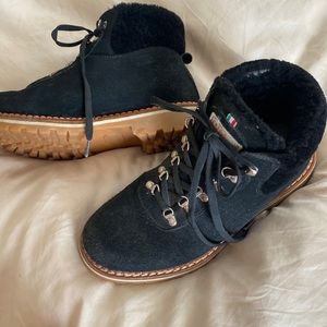 Shearling Montelliana Italian Made Ankle Boots